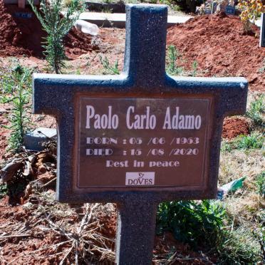 ADAMO Paolo Carlo 1953-2020