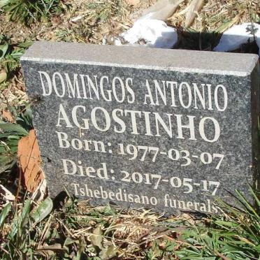 AGOSTINHO Domingos Antonio 1977-2017