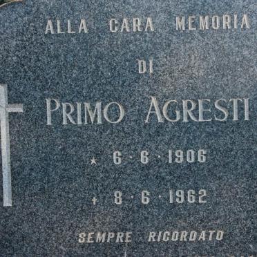AGRESTI Primo 1906-1962