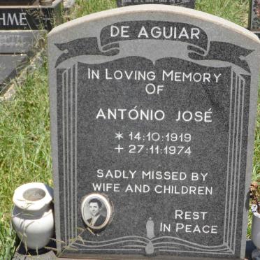 AGUIAR Antonio Jose, de 1919-1974