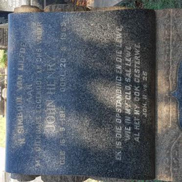 ALLEN John Henry 1912-1959