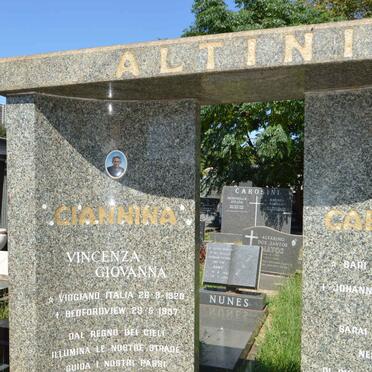 ALTINI Caetano 1913-1983 &amp; Ciannina Giovanna 1920-1997