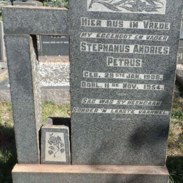 ALBERTS Stephanus Andries Petrus 1908-1954