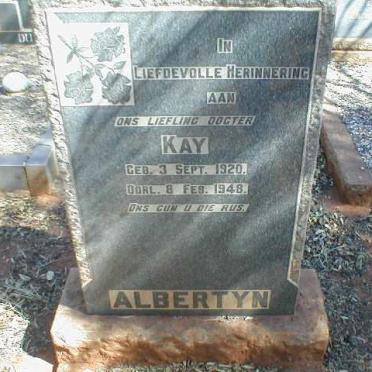 ALBERTYN Kay 1920-1948