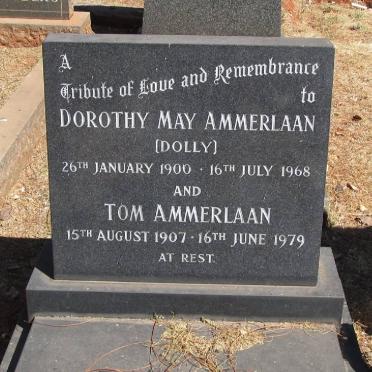 AMMERLAAN Tom 1907-1979 &amp; Dorothy May 1900-1968