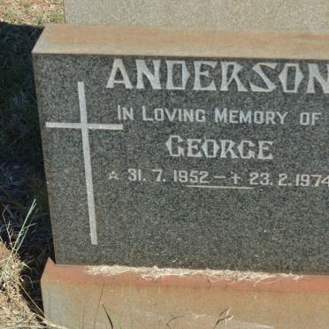 ANDERSON George 1952-1974