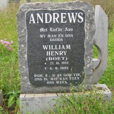 ANDREWS William Henry 1950-1993