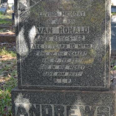 LAY Jimmy 1907-1973 :: ANDREWS Ivan Ronald -1952