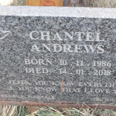 ANDREWS Chantel 1986-2018