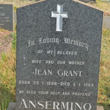 ANSERMINO Jean Grant 1938-1964