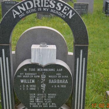 ANDRIESSEN Willem 1930-1992 &amp; Barbara 1931-