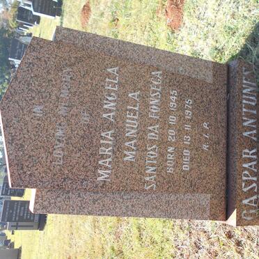 ANTUNES Maria Angela Manuela Santos da Fonseca, GASPAR 1945-1975