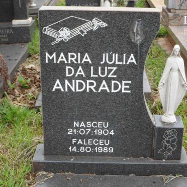 ANDRADE Maria Julia, da Luz 1904-1989