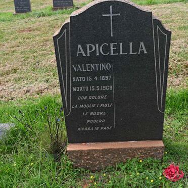 APICELLA Valentino 1897-1969