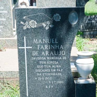 ARAUJO Manuel Farinha, de 1933-1980