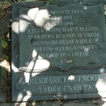 ASWEGEN Louis Henry James, van 1900-1979 :: VAN ASWEGEN Francois Petrus 1931-1996