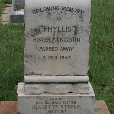 ATKINSON Phyllis -1944 :: STEELE Jeanette -1947