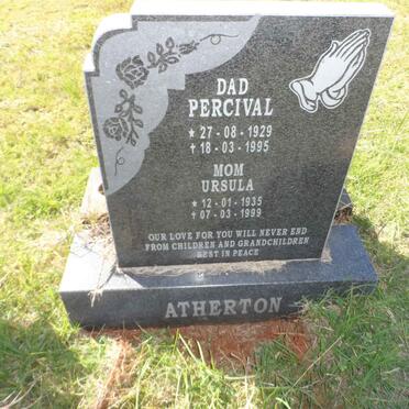 ATHERTON Percival 1929-1995 &amp; Ursala 1935-1999