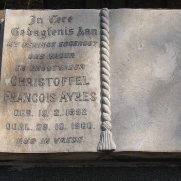 AYRES Christoffel Francois 1892-1960