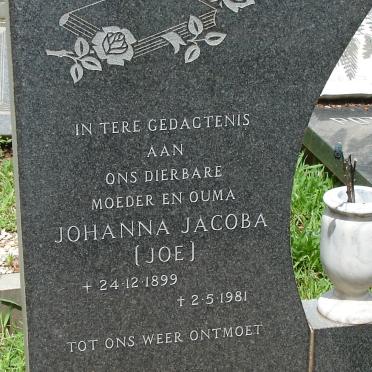 BASSON Johanna Jacoba 1899-1981