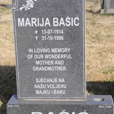 BASIC Marija 1914-1996