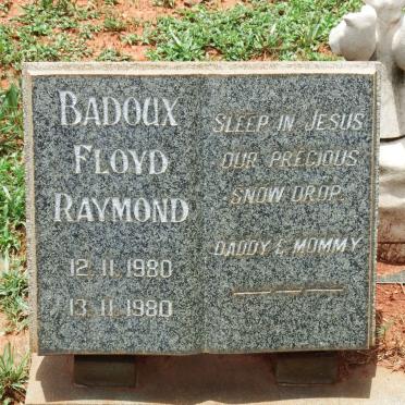 BADOUX Floyd Raymond 1980-1980