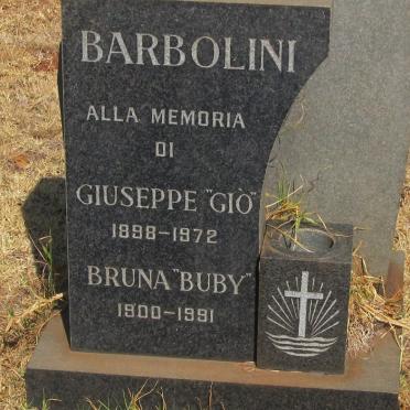 BARBOLINI Giuseppe 1898-1972 &amp; Bruna 1900-1991
