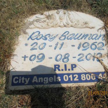 BAUMAN Rosy 1962-2012