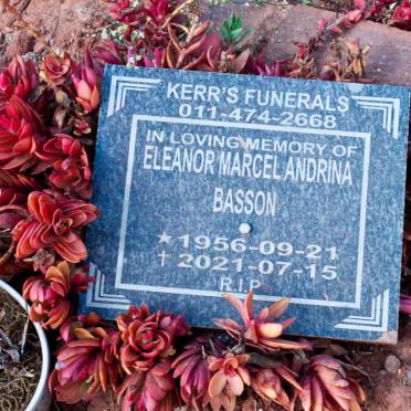 BASSON Eleanor Marcel Andrina 1956-2021