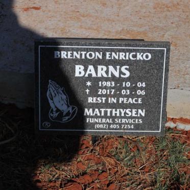 BARNS Brenton Enricko 1983-2017