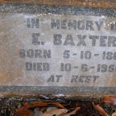 BAXTER E. 1867-1956