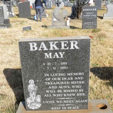 BAKER May 1911-1993