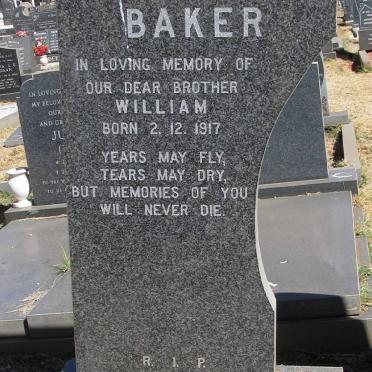 BAKER William 1917-