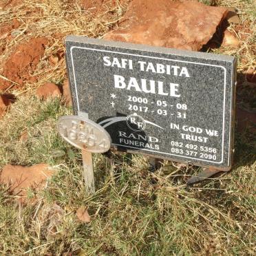 BAULE Safi Tabita 2000-2017