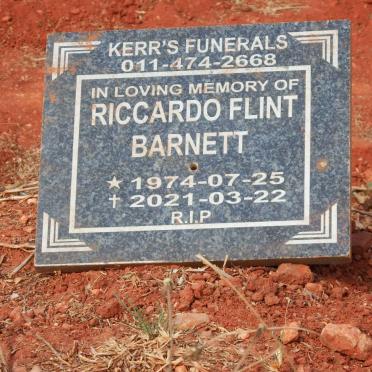 BARNETT Riccardo Flint 1974-2021