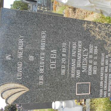 BACKOS Mickey 1922-1994 &amp; Deba -1970 :: BACKOS Johnny 1926-1997 :: BACKOS Jeanette 1933-1977