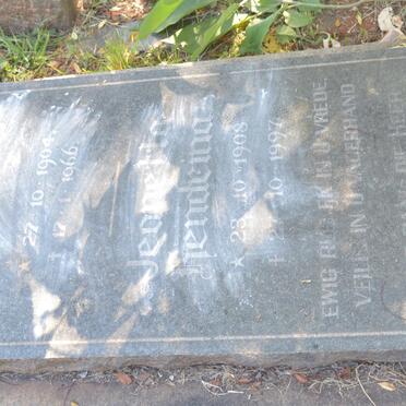 BAEHMSCH Johannes Marthinus 1904-1966 &amp; Jeanetta Hendrina 1908-1997