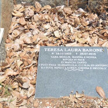 BARONE Teresa Laura 1933-2016