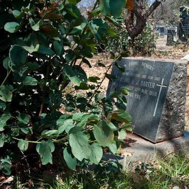 BARTER Willam H.J. -1958