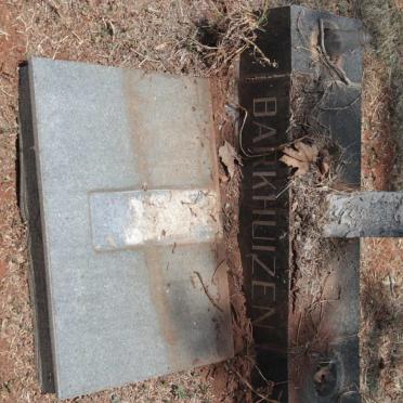 BARKHUIZEN Thomas 1921-1980 &amp; Phillipina Christina 1921-1986