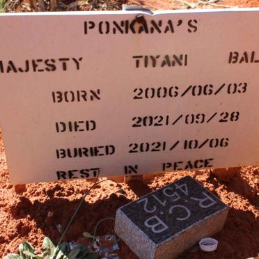 BALOYI Majesty Tiyani 2006-2021