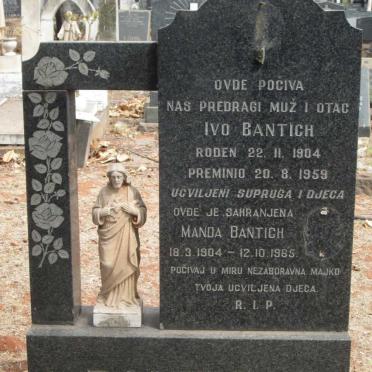 BANTICH Ivo 1904-1959 &amp; Manda 1904-1965