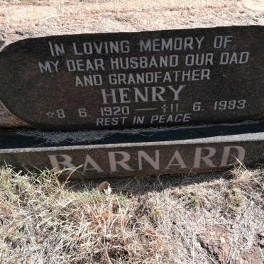 BARNARD Henry 1920-1983
