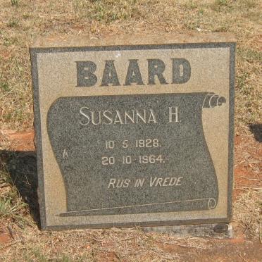 BAARD Susanna H. 1928-1964