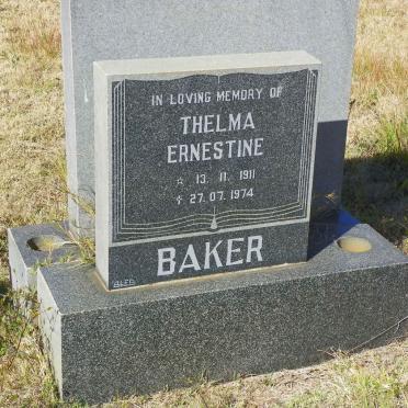 BAKER Thelma Ernestine 1911-1974