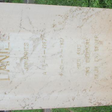 BARNARDT Daniel Johannes 1967-1987