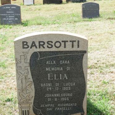 BARSOTTI Elia 1903-1965