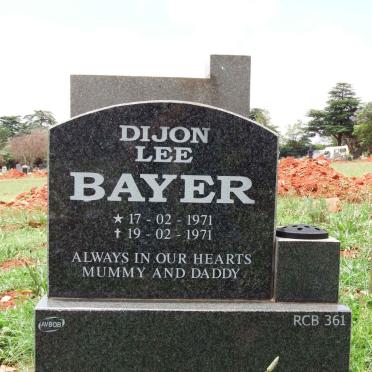 BAYER Dijan Lee 1971-1971