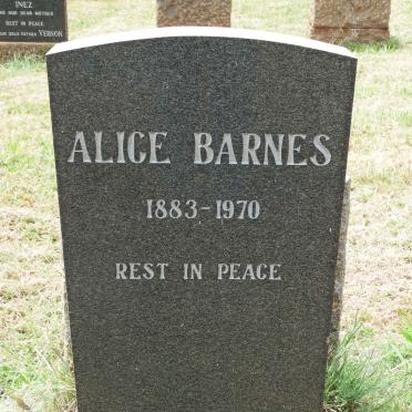 BARNES Alice 1883-1970