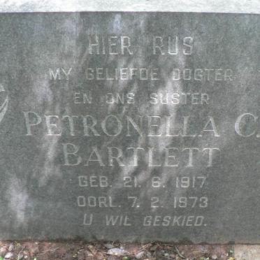 BARTLETT Petronella C. 1917-1973